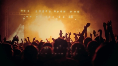 Leute Beim Konzert