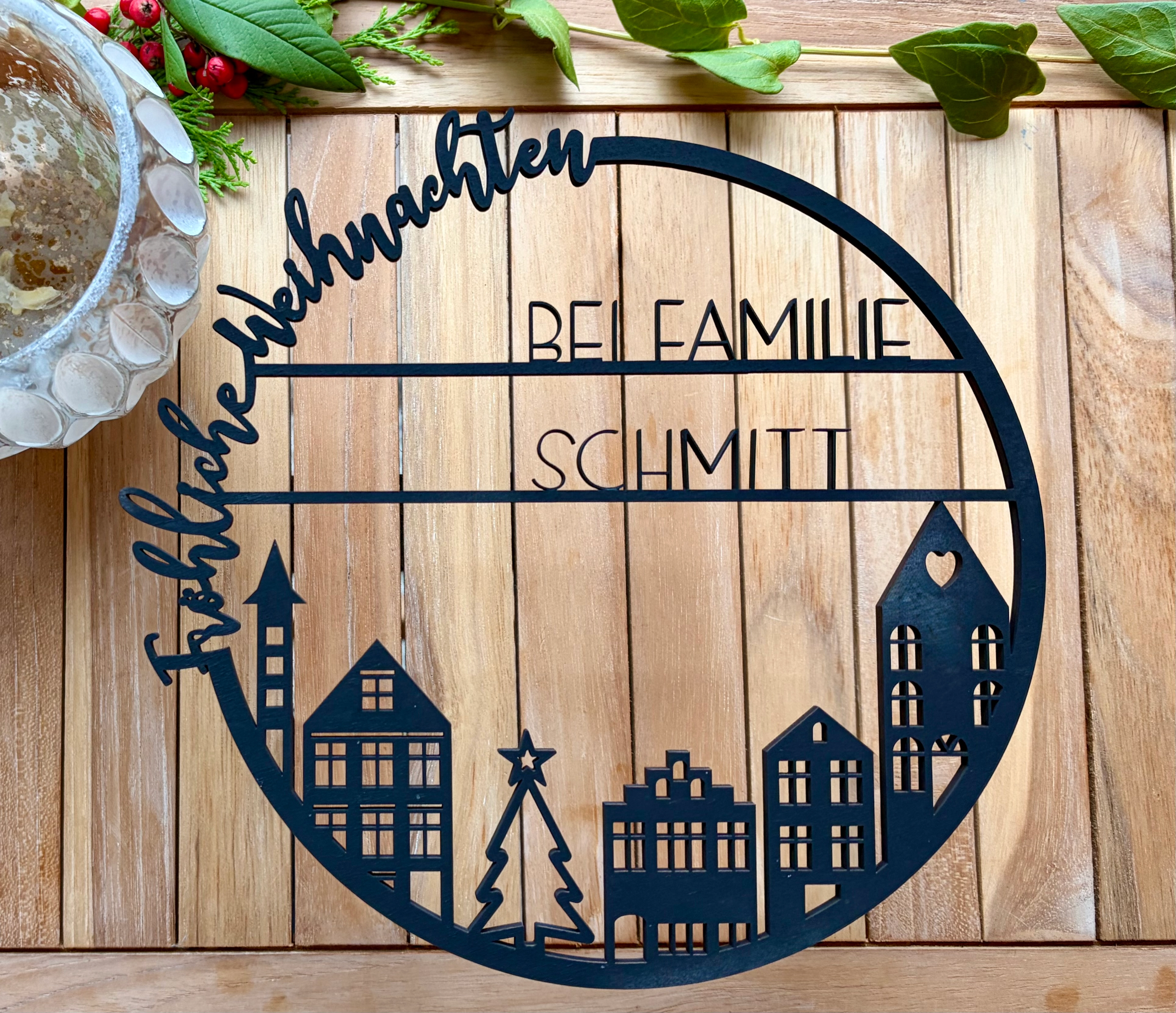 Türkranz ‚Fröhliche Weinachten‘