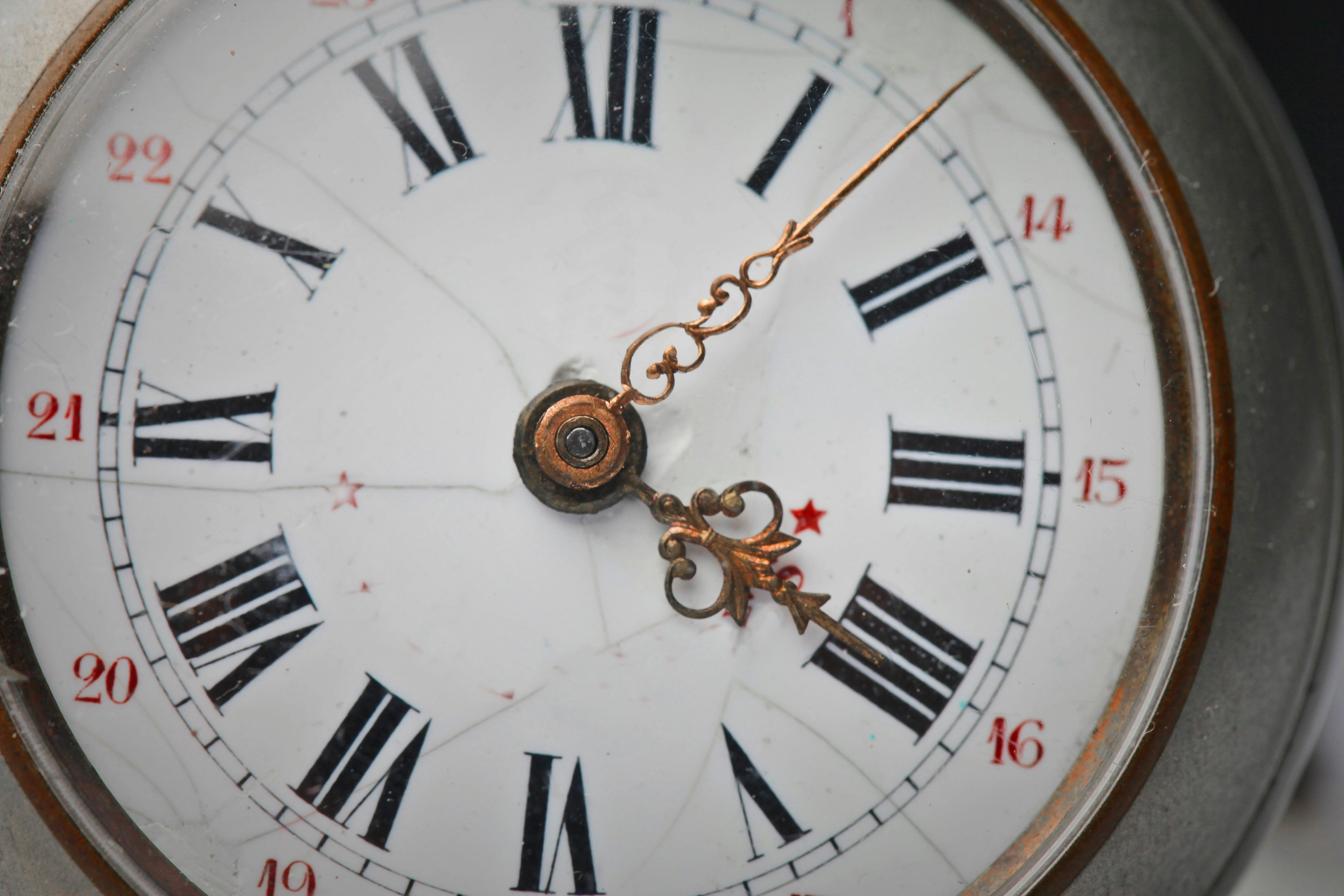 Nahaufnahmefoto Der Uhr
