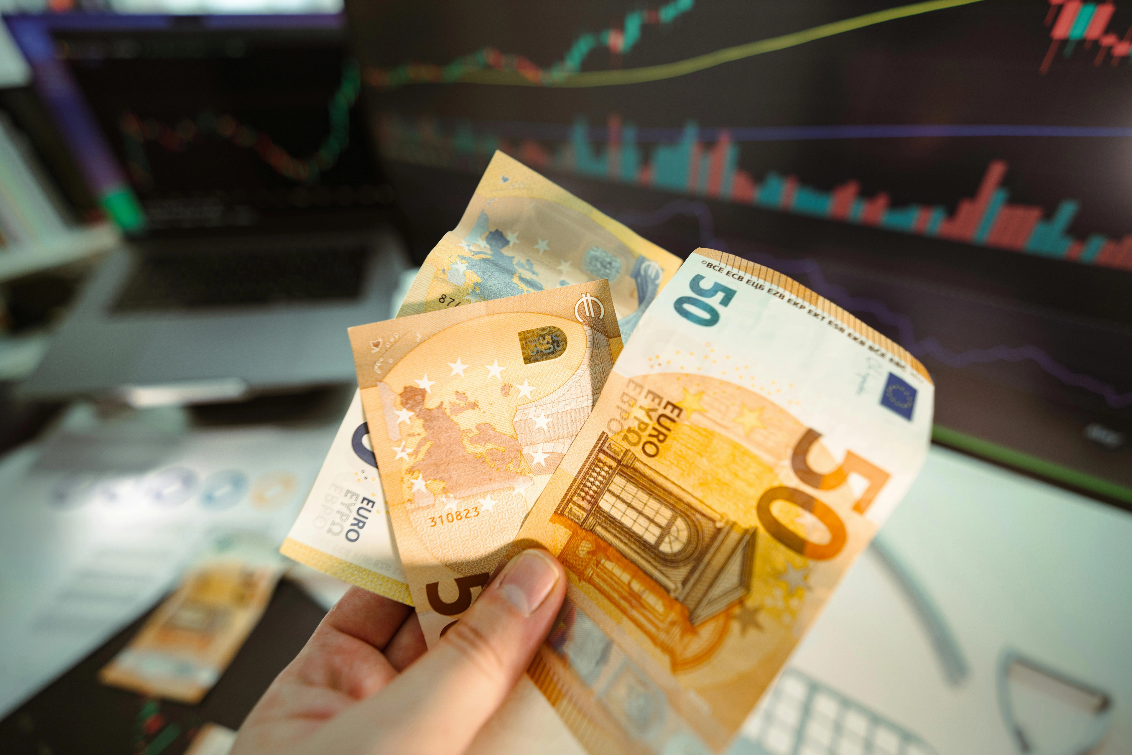 Kostenloses Stock Foto zu 50 â‚¬, aktienmarkt, ausrüstung